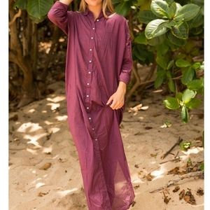 NWOT Acacia Hawaii Cotton Gauze Dress